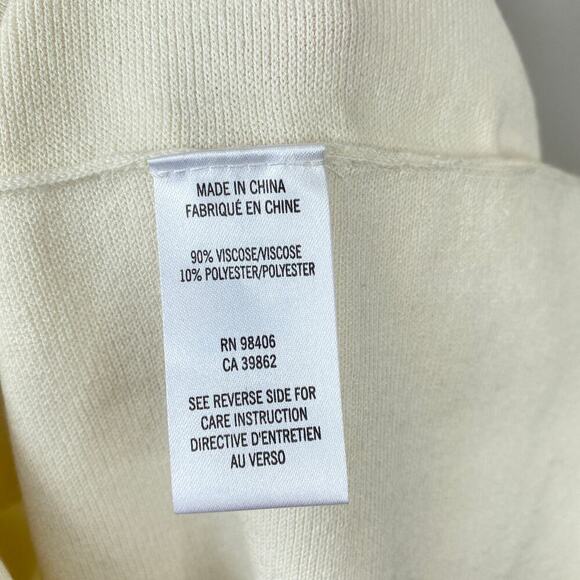 THEORY Maysen Prosecco Dress Ivory Ice Knit Size Small NWT Open Back A Line - Picture 10 of 12